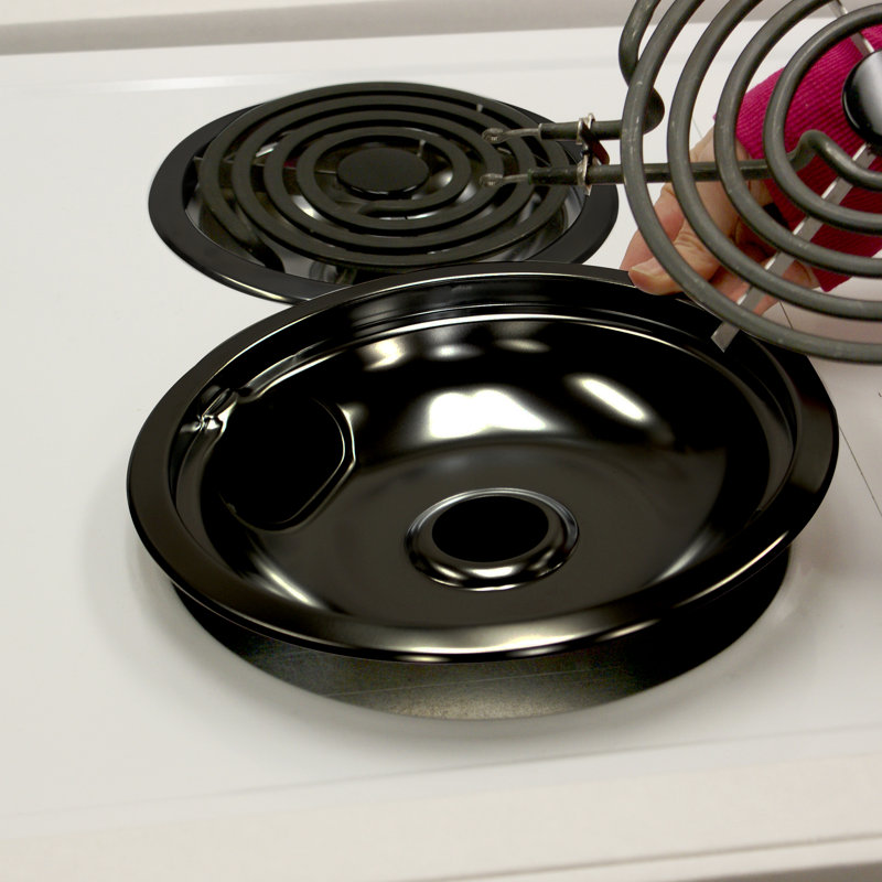 Range Kleen 4 Piece Cooktop Style A Plugin Electric Range Drip Pan Set & Reviews Wayfair.ca